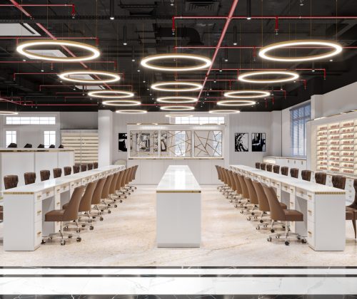 Thi công nội thất tiệm nail, biến ý tưởng thành hiện thực