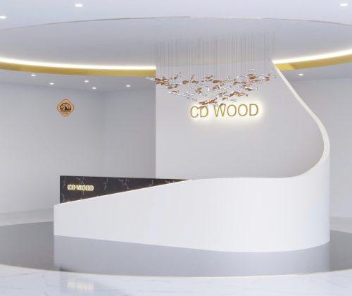 Mẫu quầy lễ tân – Tâm điểm của không gian chuyên nghiệp