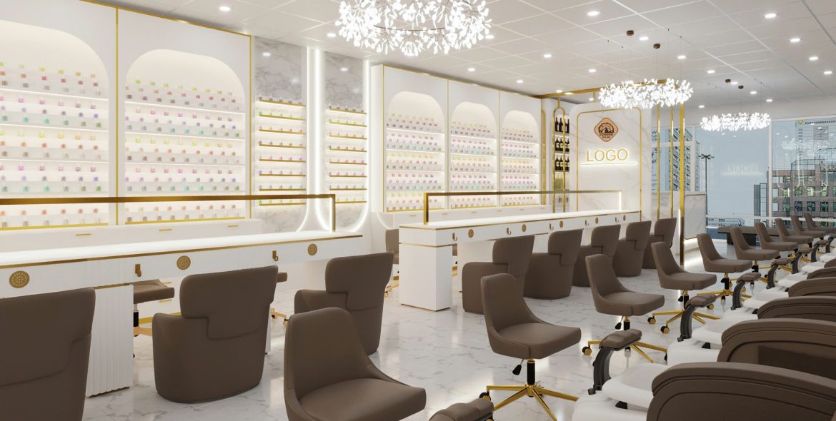 Tạo Dấu Ấn Riêng Với Đèn Trang Trí Tiệm Nail Tại Mỹ