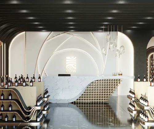 Mẫu thiết kế nội thất showroom rượu đẹp năm 2024