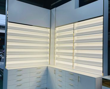 Nội thất lắp ghép cho tiệm Nail tại Mỹ