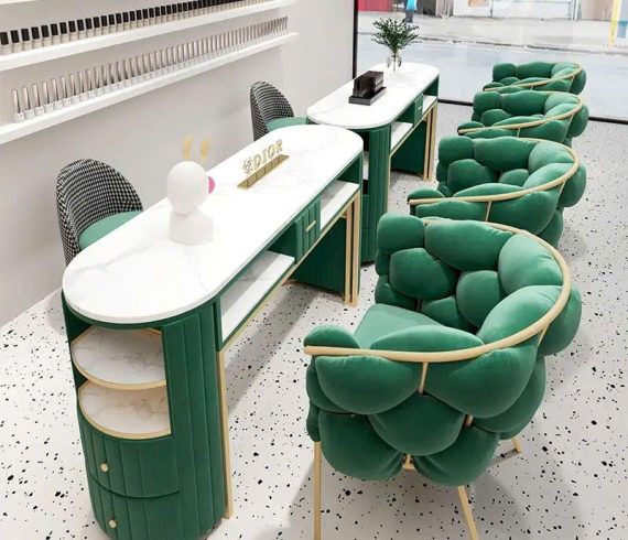 Bàn Làm Nail Có LED-LED Nail Table
