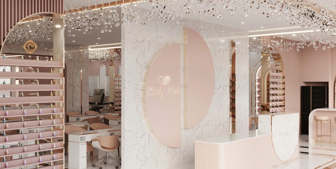 Mẫu Thiết Kế Tiệm Nail Tại Mỹ Năm 2024