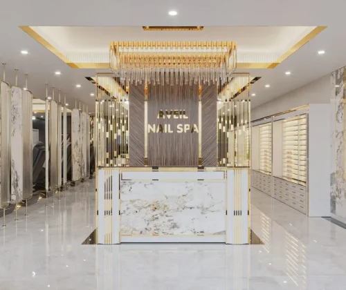 CD Wood – Công ty nội thất tiệm nail ở Mỹ chuyên thiết kế thi công trọn gói