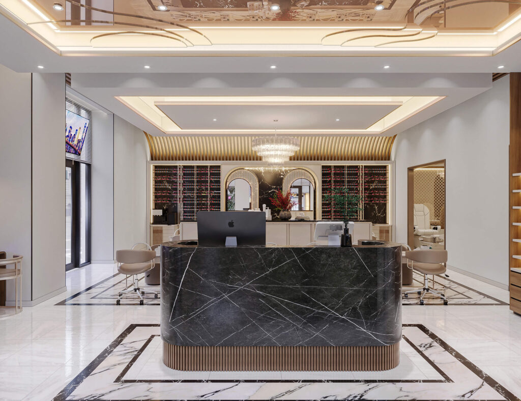 Nguồn cung cấp và giá nội thất tiệm nail