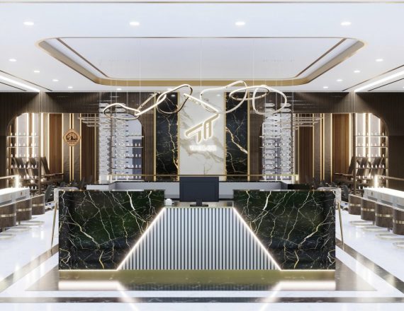 Mẫu Thiết Kế Tiệm Nail Tone Màu Trắng Đen Sang Trọng