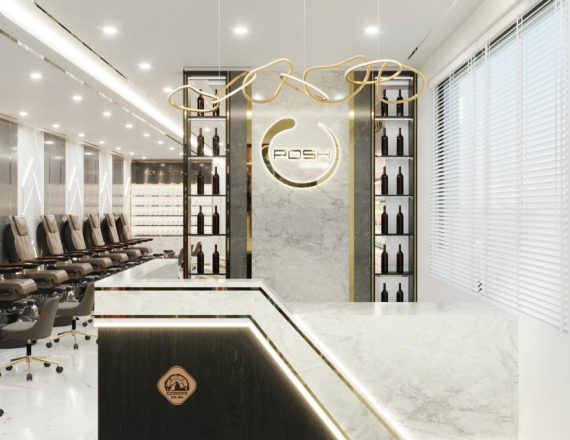 Thiết Kế Nội Thất Tiệm Nail Hiện Đại – CD Wood & Furniture