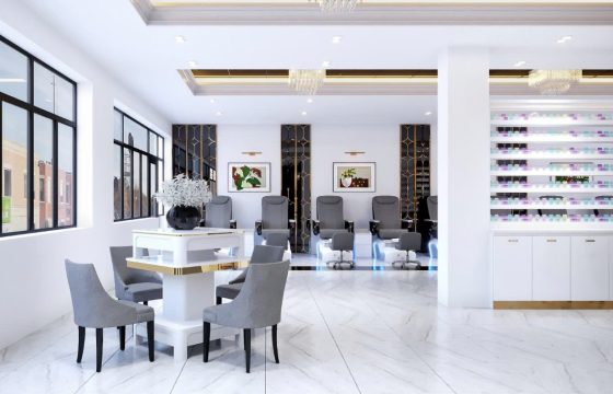 Chất Lượng Nội Thất Tiệm Nail Tại Mỹ Khi Nhập Từ Việt Nam