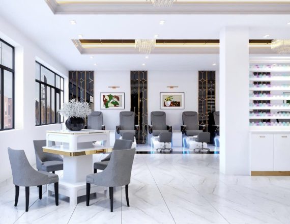 Cung cấp nội thất tiệm nail giá rẻ – Providing cheap nail salon furniture