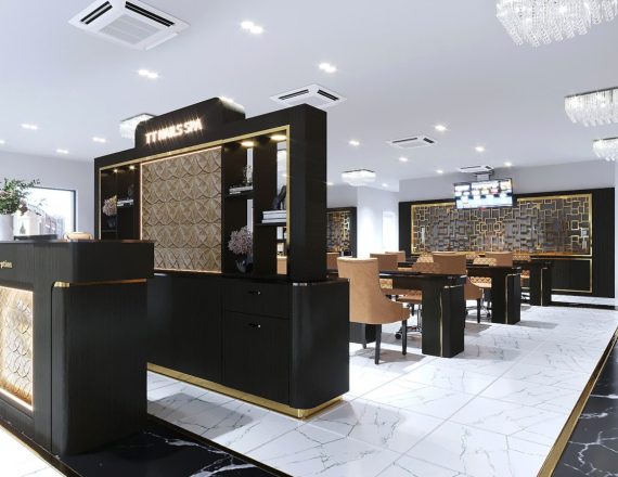 Nội thất tiệm nail cao cấp xuất khẩu – High-end nail salon furniture for export