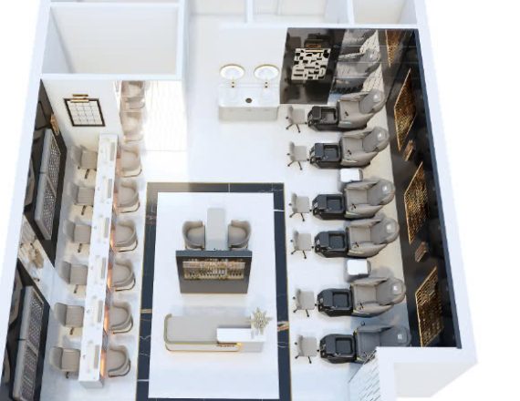 Bản Vẽ Thiết Kế Tiệm Nail: Hướng Dẫn Chi Tiết Cho Chủ Tiệm