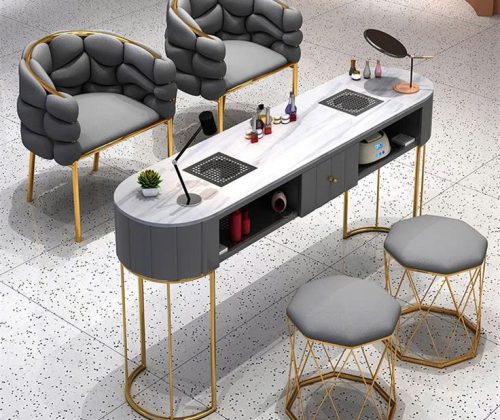 Thiết Kế Bàn Làm Nail Sang Trọng-Nâng Tầm Dịch Vụ