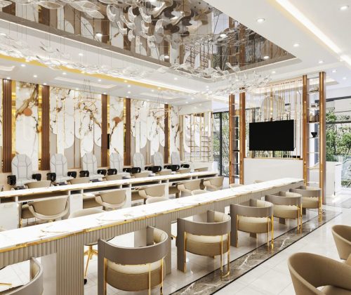 Tăng trưởng đột phá nhờ xuất khẩu nội thất tiệm nail sang Mỹ