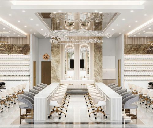 Thiết Kế Và Thi Công Nội Thất Tiệm Nail Trọn Gói: Bí Quyết Tối Ưu Hóa Không Gian