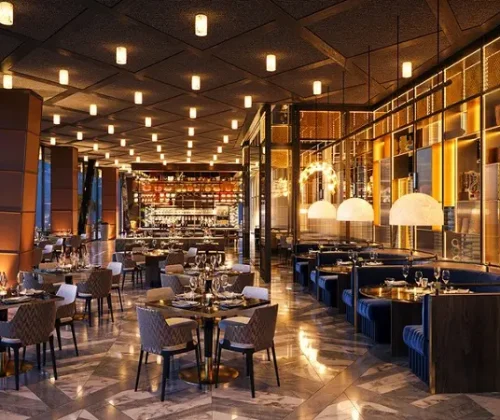 Thiết Kế Nhà Hàng Nhỏ Nhưng Sang Trọng Tại Mỹ