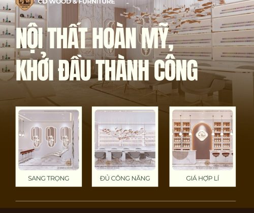 Cung Cấp Nội Thất Tiệm Nail Cho Mỹ và Canada