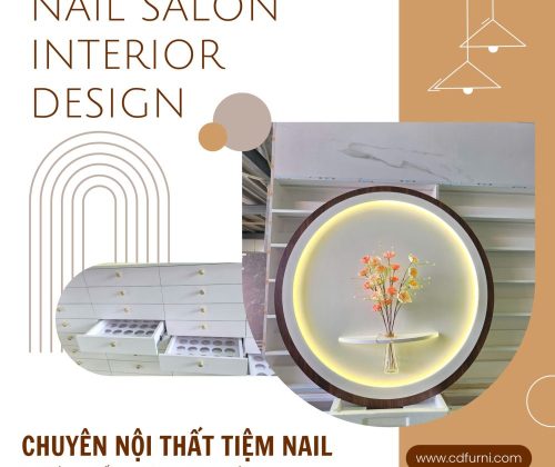Cảm Hứng Cho Không Gian Tiệm Nail Đẹp Mắt: Nội Thất Tiệm Nail Cho Các Tiệm Ở Cali