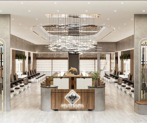 Nội Thất Tiệm Nail Cao Cấp Xuất Khẩu Từ Việt Nam – Giải Pháp Hoàn Hảo Cho Tiệm Nail Của Bạn