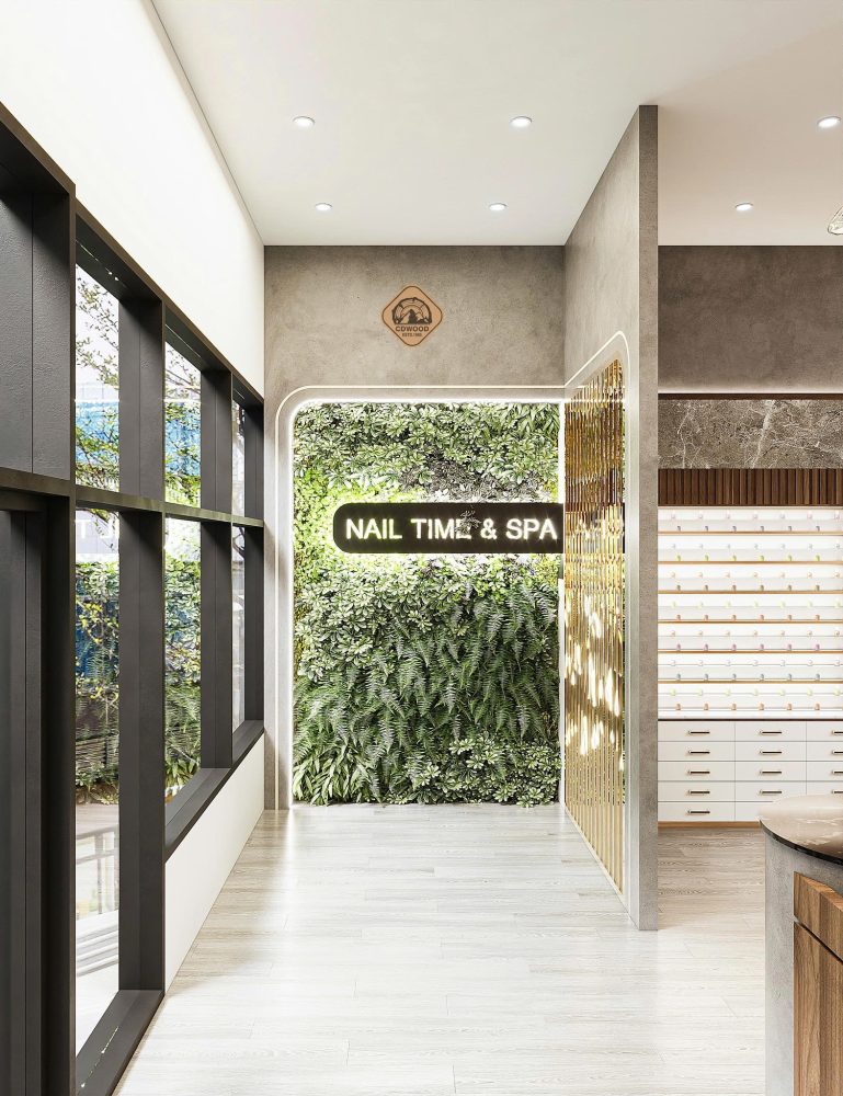 Nội thất tiệm nail cao cấp xuất khẩu từ Việt Nam