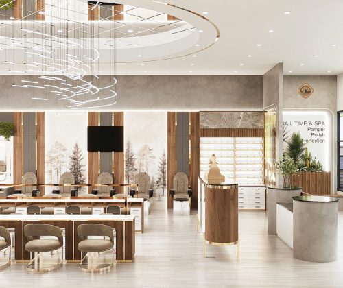 Nail salon interior design and build package USA – Giải pháp toàn diện cho tiệm nail chuyên nghiệp