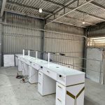 bàn làm móng có hút bụi