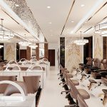 Layout tiệm nail chuyên nghiệp tại Mỹ