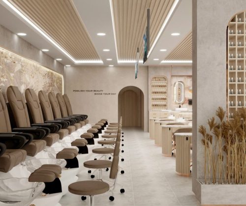 Sàn Tiệm Nail Tại Mỹ: Vật Liệu Nào Đẹp, Bền Và Dễ Vệ Sinh Nhất?